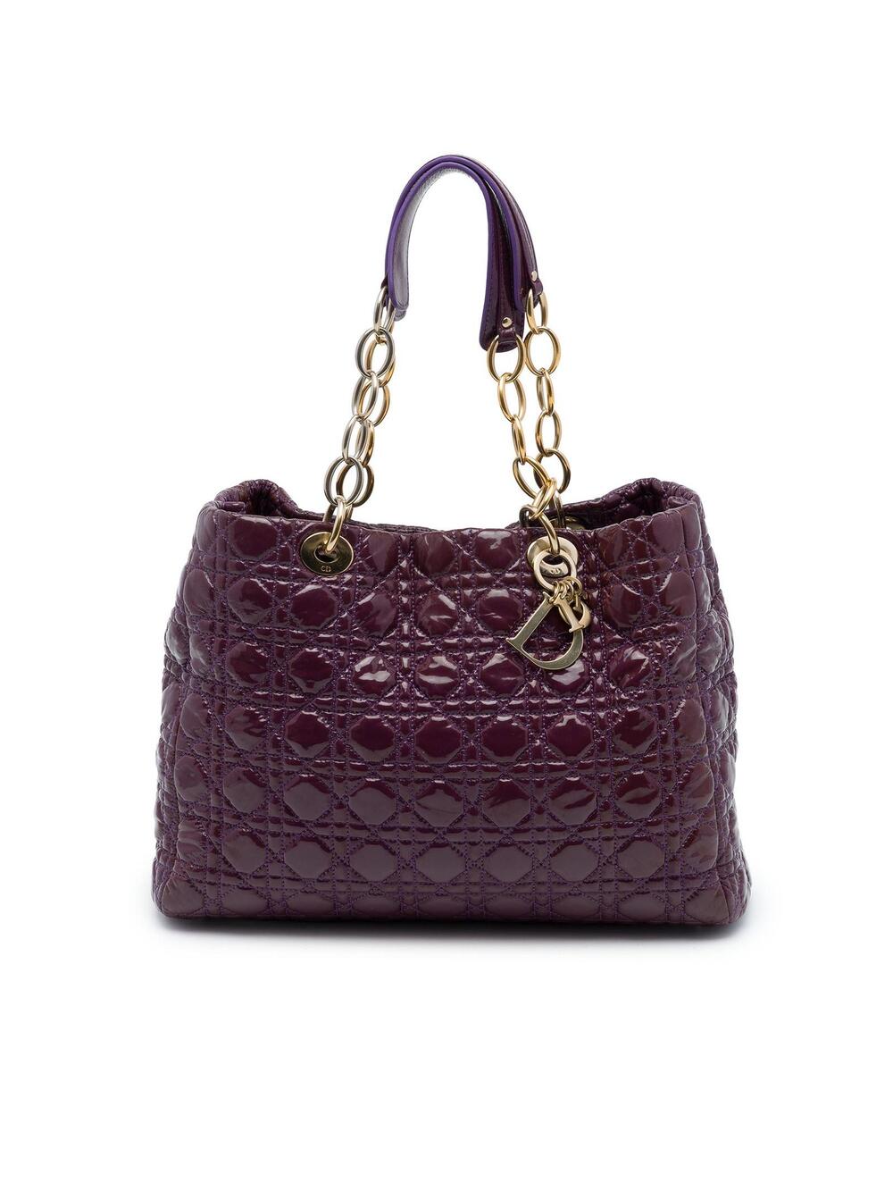 Dior Large Patent Cannage Lady Soft #360415D11B